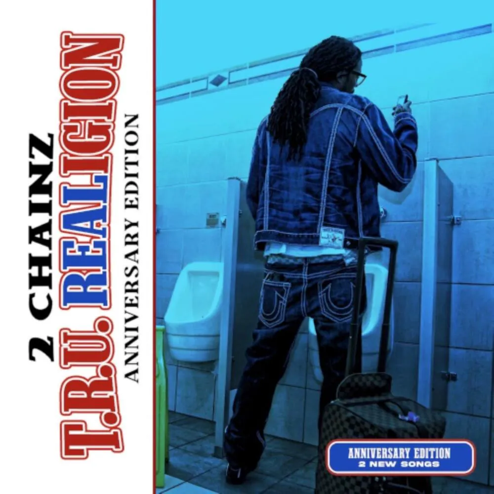 2 Chainz - T.R.U. Realigion (Anniversary Edition) (Red, White & Blue Marbled Vinyl LP) - Image 2