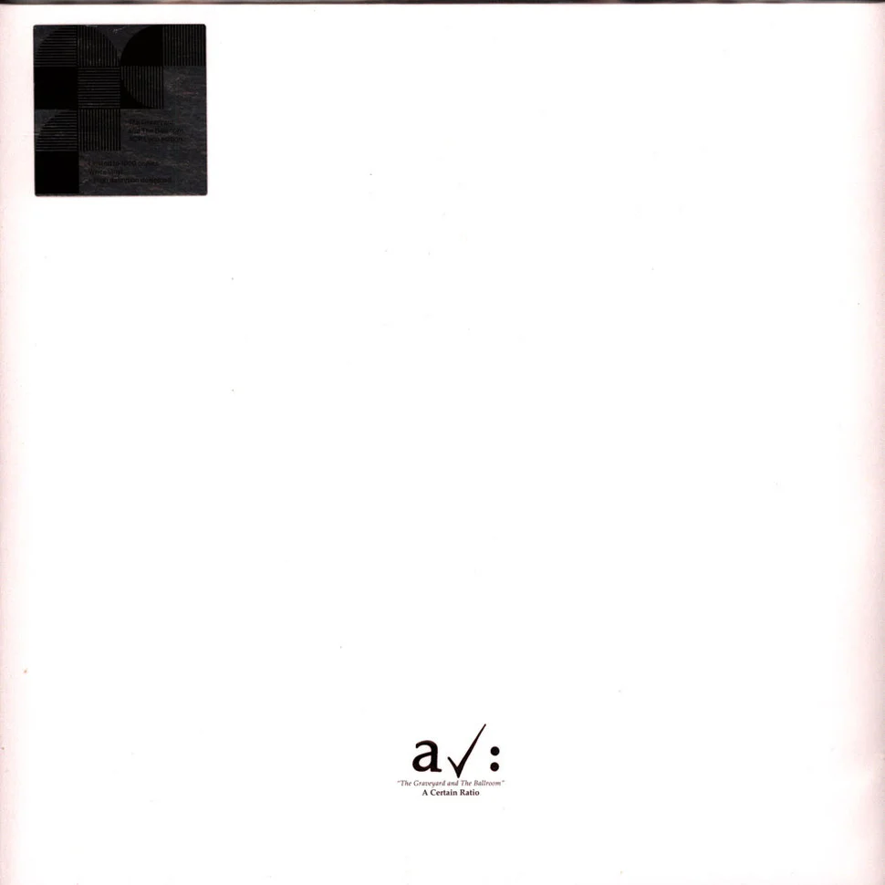 A Certain Ratio - The Graveyard And The Ballroom (White Vinyl)