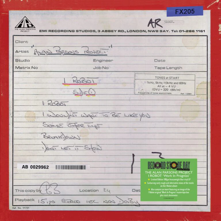 Alan Parsons Project, The - I Robot (Work In Progress) (Blue Vinyl LP)
