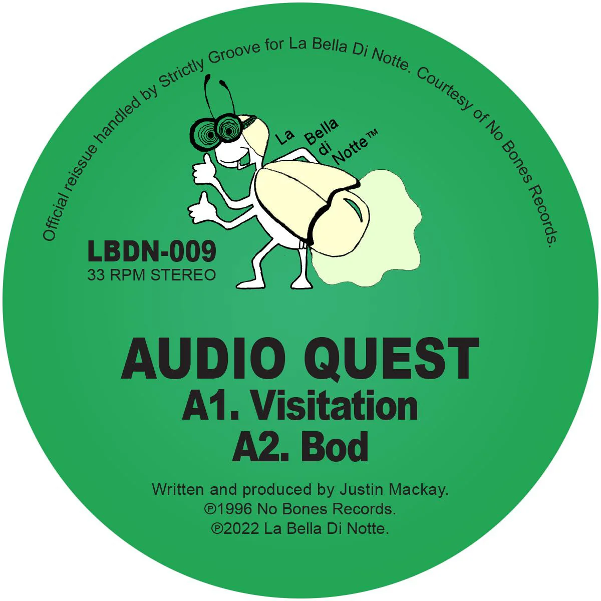 Audio Quest - Luminous Egg [official re-issue / stickered sleeve]