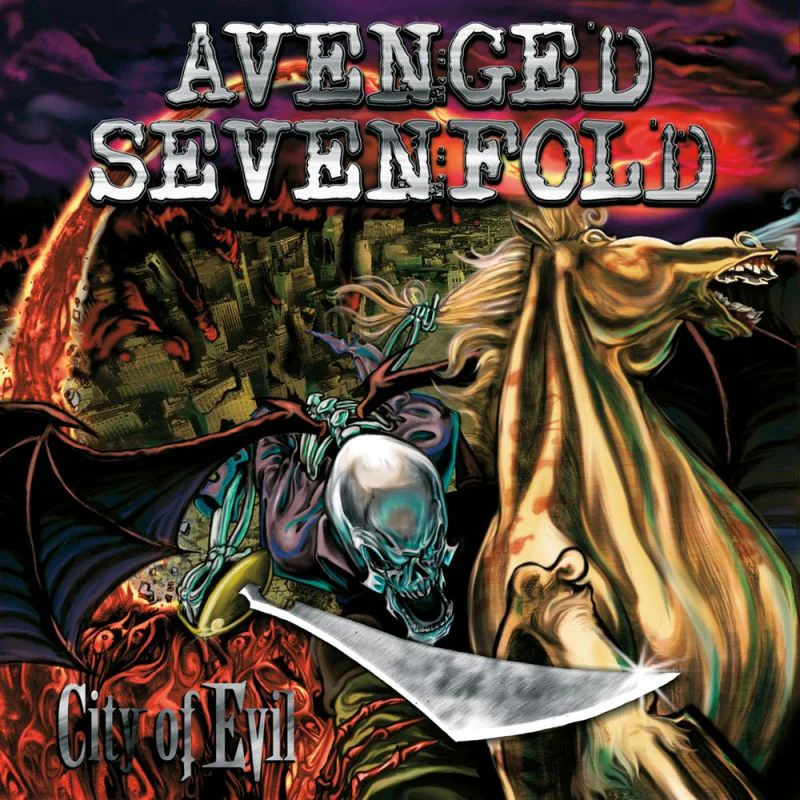 Avenged Sevenfold - City of Evil (Orange and Red Swirl Coloured LP) - Image 2