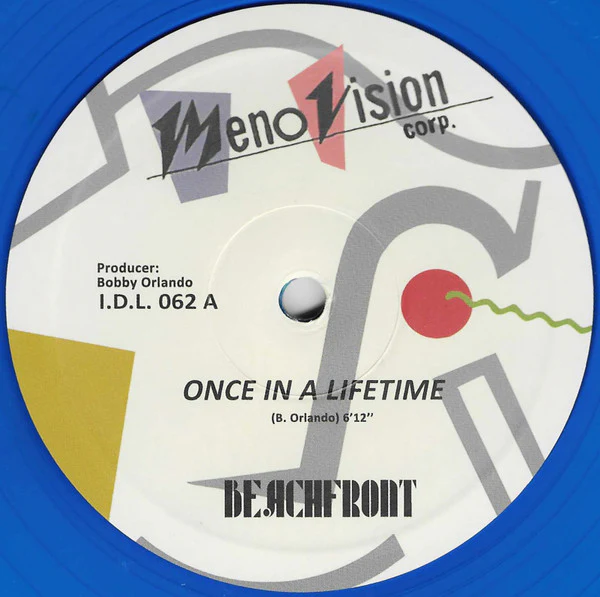 Beachfront - Once In A Lifetime (Blue Transparent Coloured 12") - Image 2