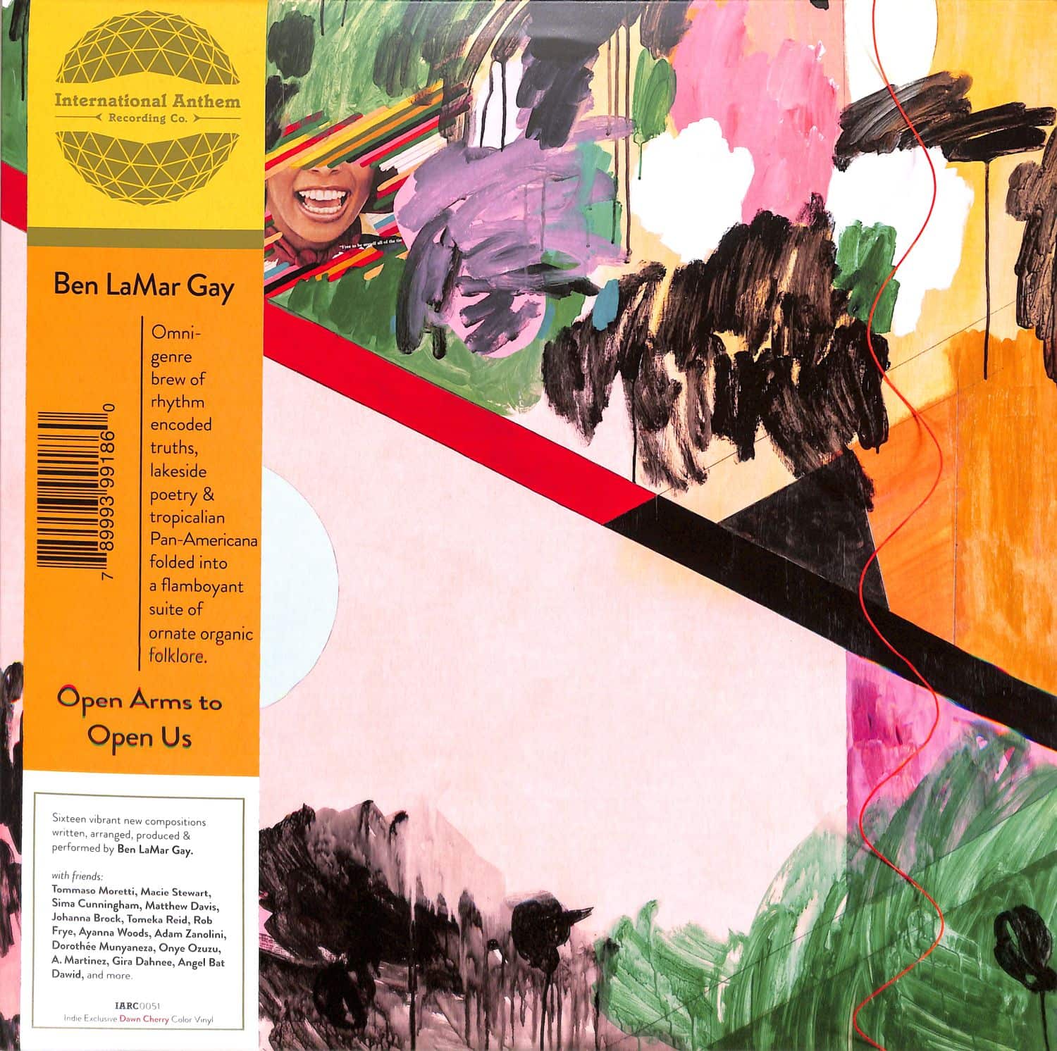 Ben Lamar Gay - Open Arms To Open Us (Transparent Coloured LP)