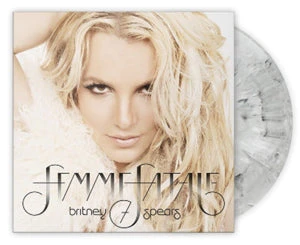 Britney Spears - Femme Fatale (Light Grey Marbled Vinyl LP) - Image 2