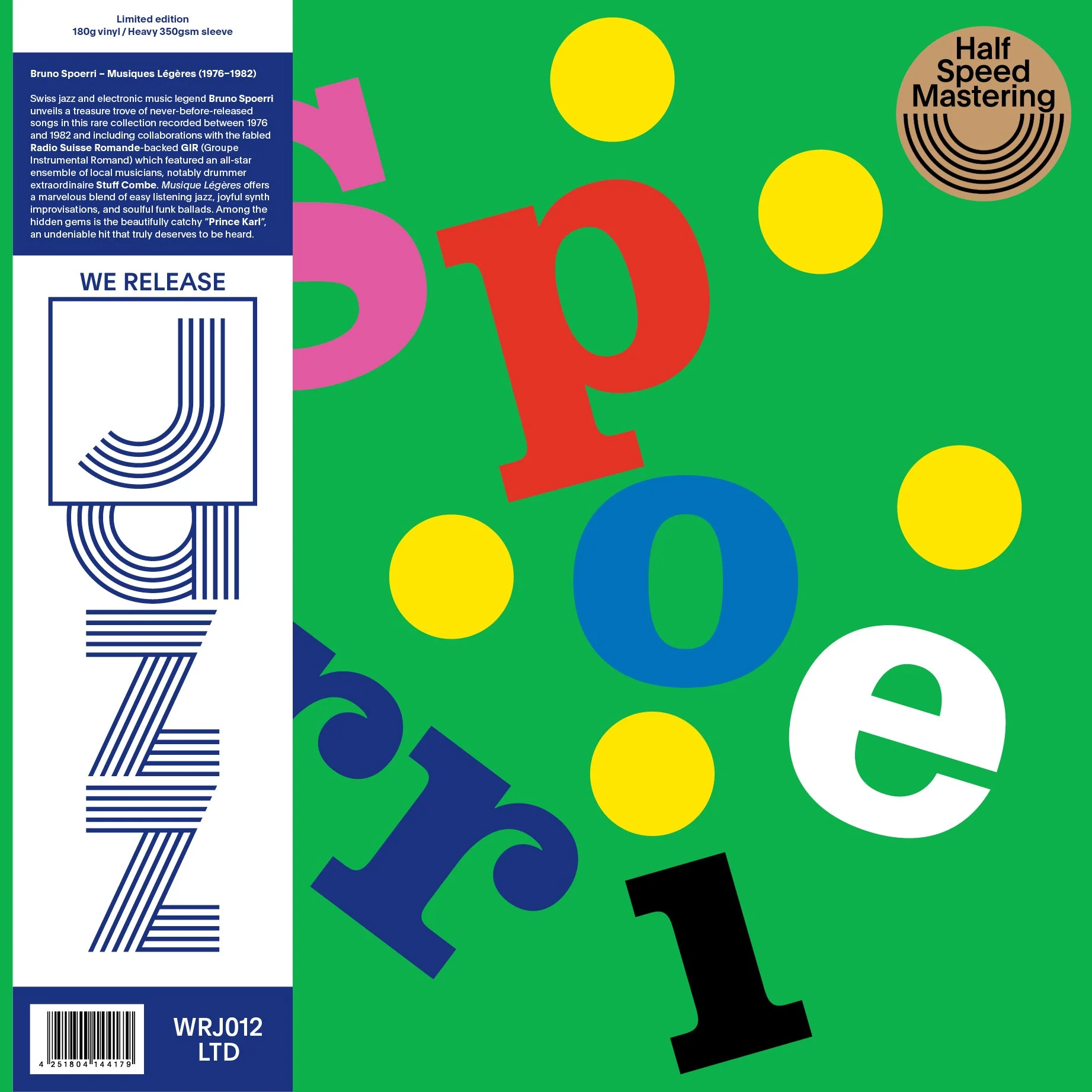 Bruno Spoerri - Musiques Légères (1976-1982) (LP) - Image 2