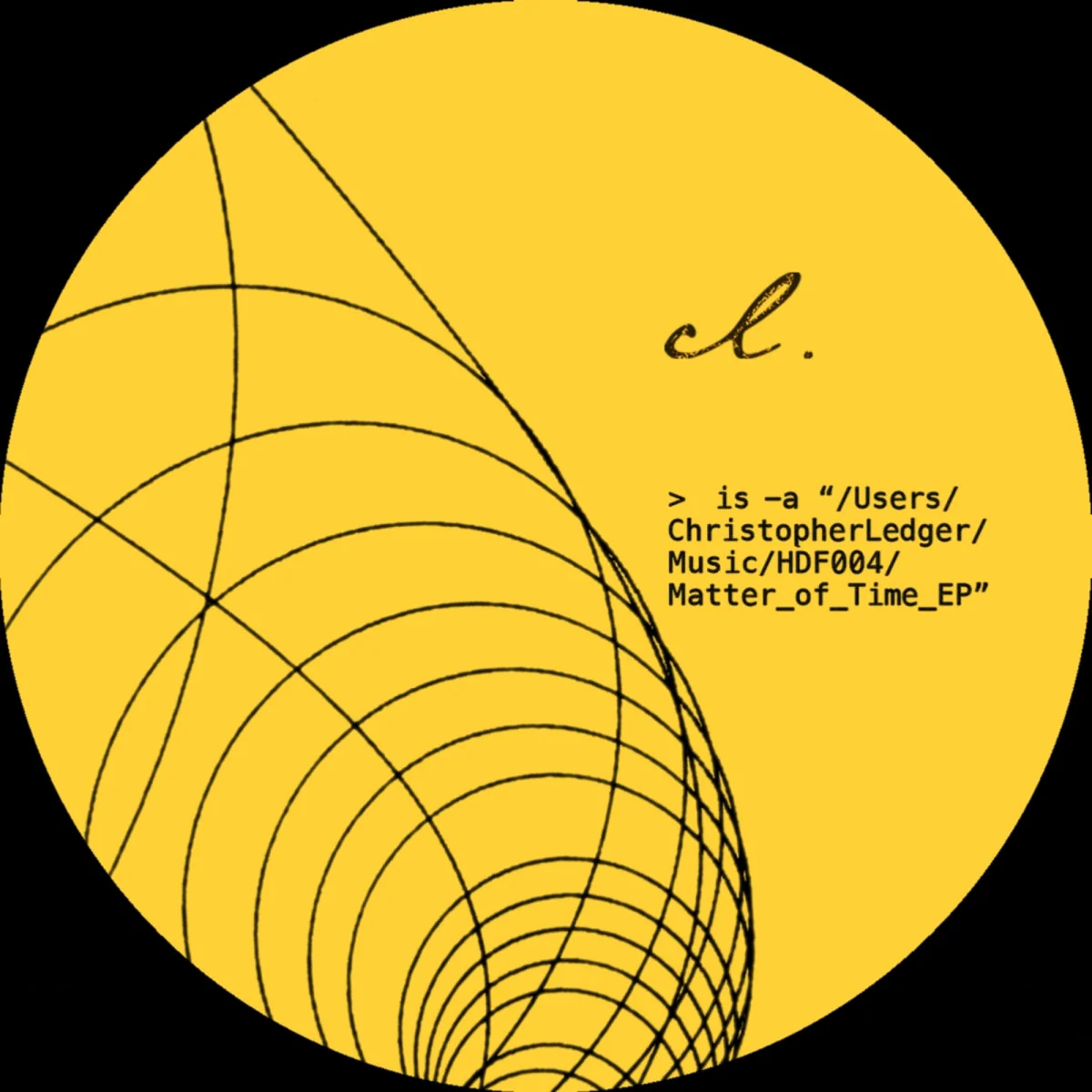 Christopher Ledger - Matter Of Time EP (12")