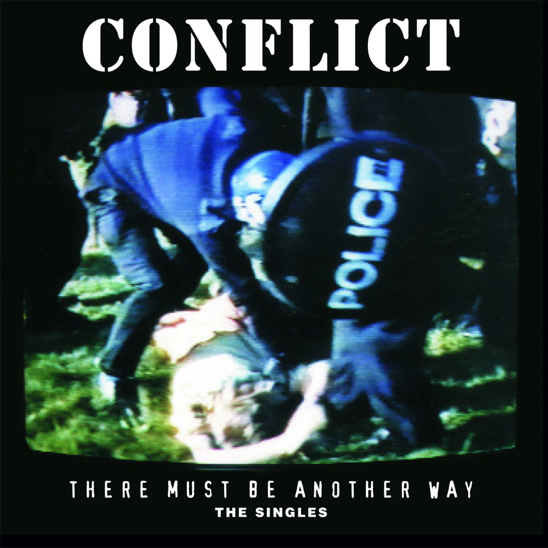 Conflict - There Must Be Another Way (The Singles) (Blue Vinyl LP) - Image 2