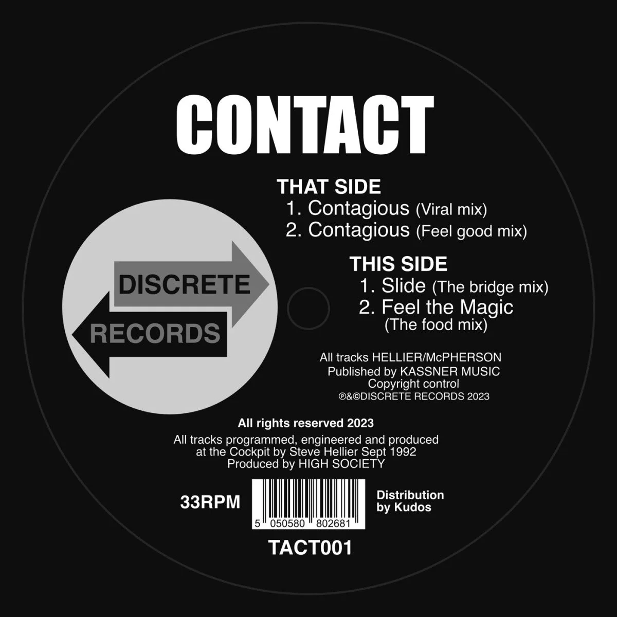 CONTACT - Contagious (12") - Image 2