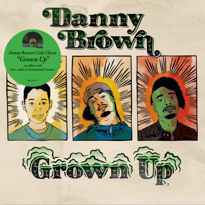 Danny Brown - Grown Up (Yellow Vinyl 7") - Image 2