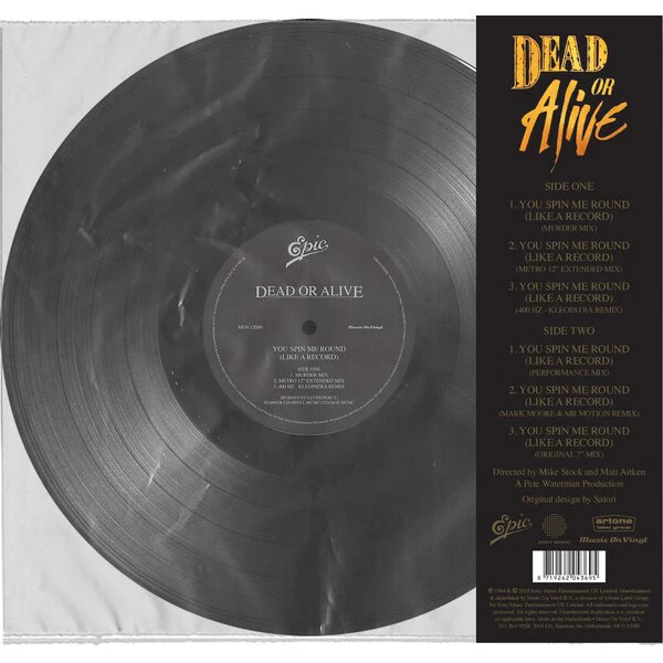 Dead Or Alive - You Spin Me Round (Like A Record) (12") - Image 2