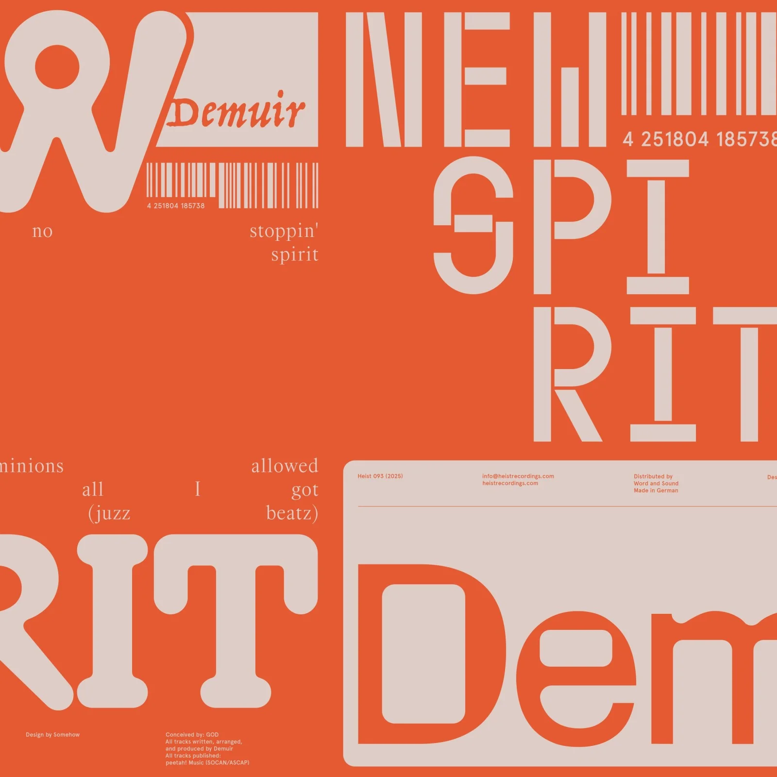 Demuir - New spirit EP (12")