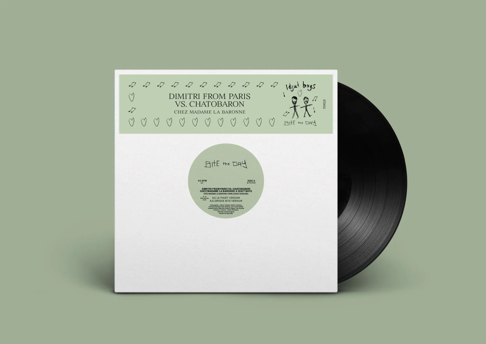 Dimitri From Paris Vs. Chatobaron - Chez Madame La Baronne – Unreleased Idjut Boys Versions (12") - Image 3