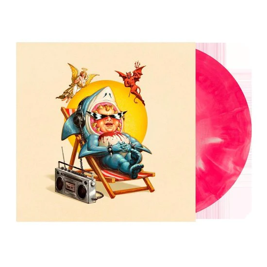 DRAIN - ...IS YOUR FRIEND (Pink Marbled Vinyl LP) - Image 2