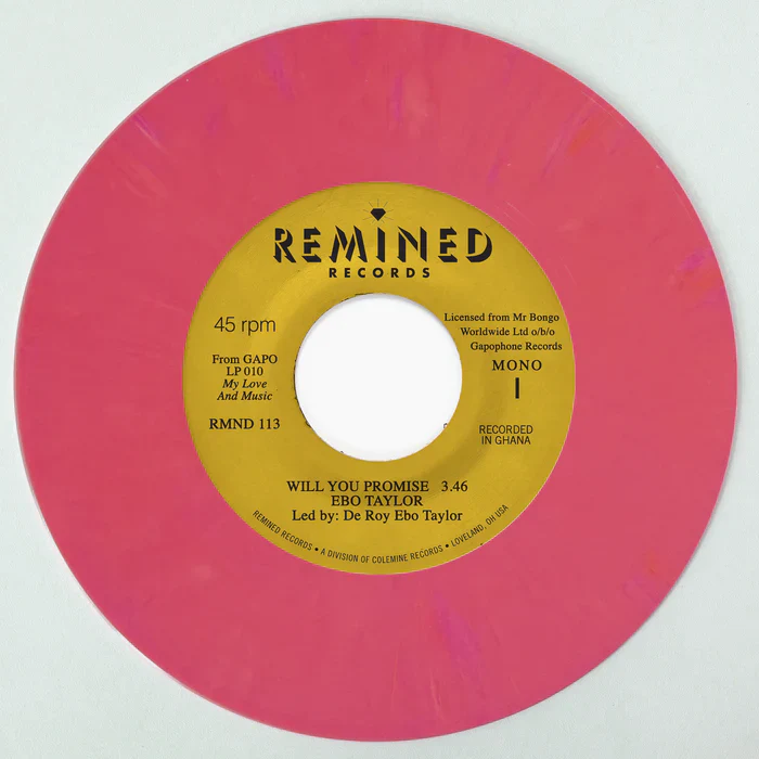 Ebo Taylor - Will You Promise / Maye Omama (Salmon Pink Vinyl 7")