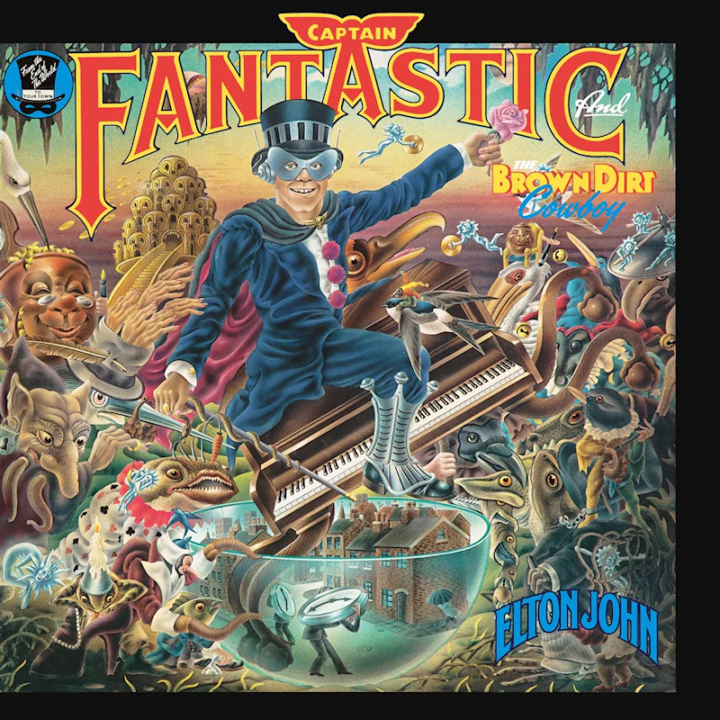 Elton John - Captain Fantastic and the Brown Dirt Cowboy (50th Anniversary Edition Tri-Color Vinyl LP) - Image 2