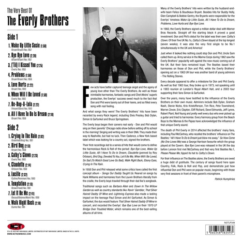 Everly Brothers - Very Best Of (White Vinyl)