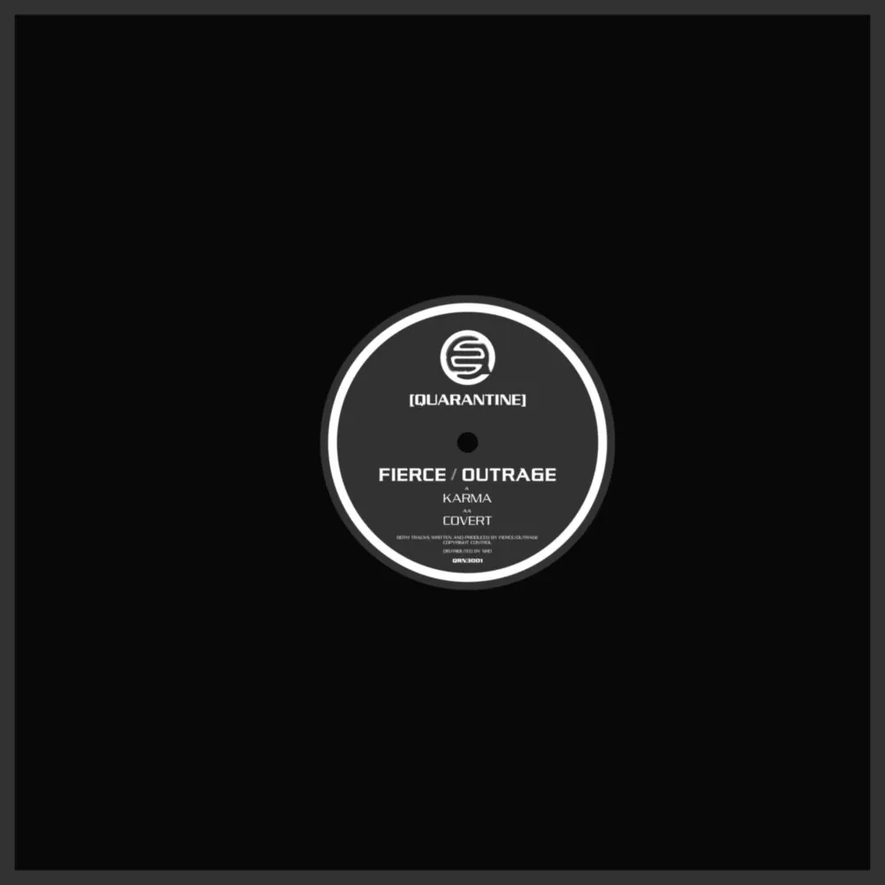 Fierce / Outrage - Karma / Covert (12") - Image 2