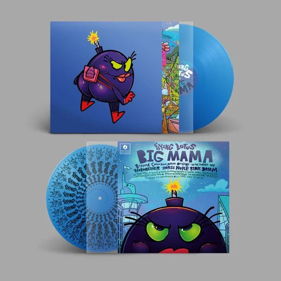 Flying Lotus - Big Mama (Blue Vinyl 12") - Image 2