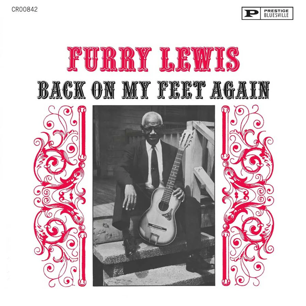 Furry Lewis - Back On My Feet Again (Bluesville: Original Blues Classics LP) - Image 2