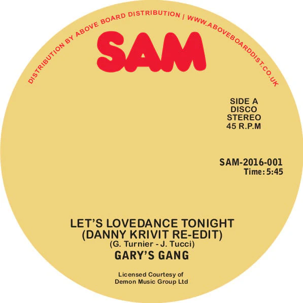 Gary's Gang - Let's Lovedance Tonight - Danny Krivit Re-edit (12")