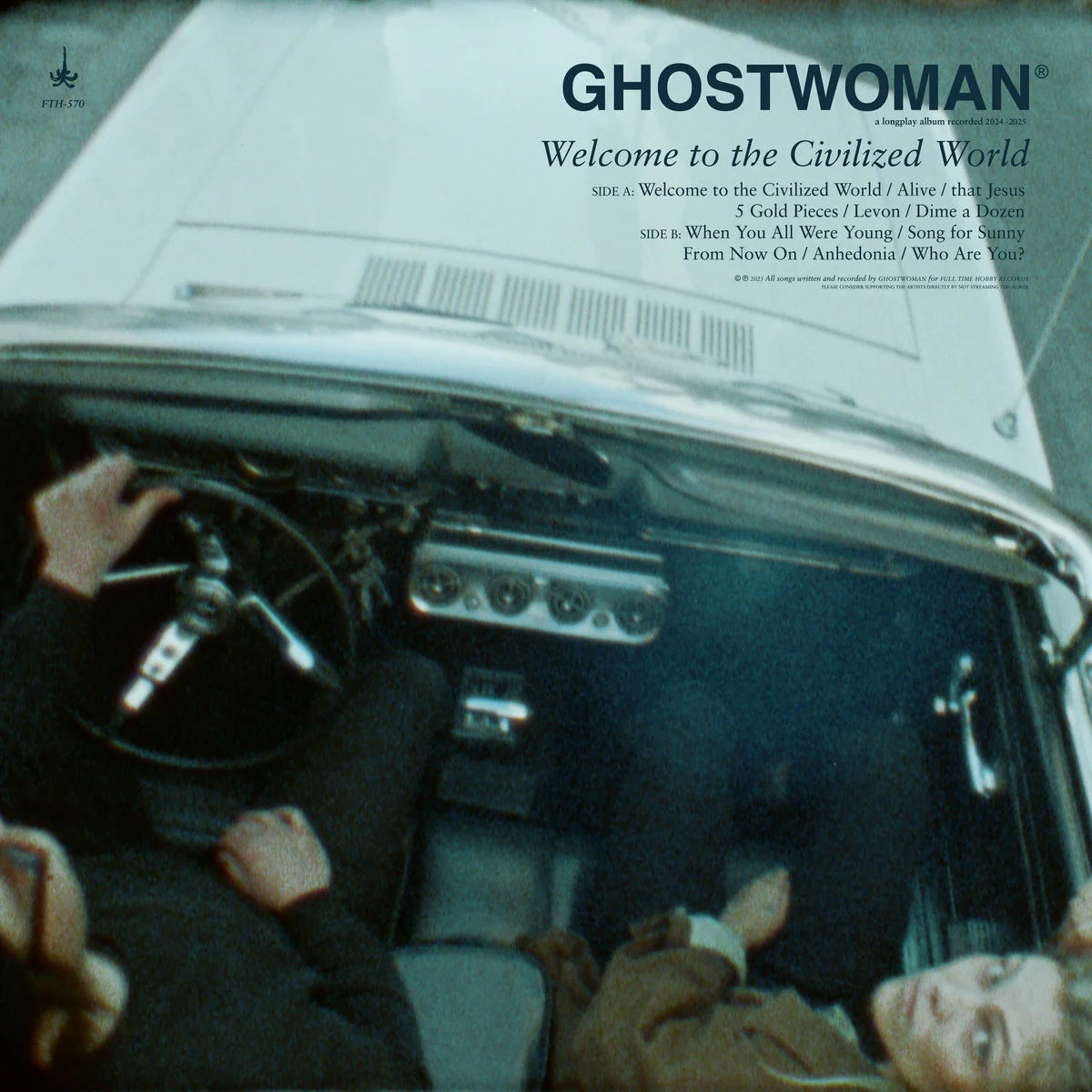 Ghost Woman - Welcome to the Civilized World (Orange Coloured LP) - Image 2