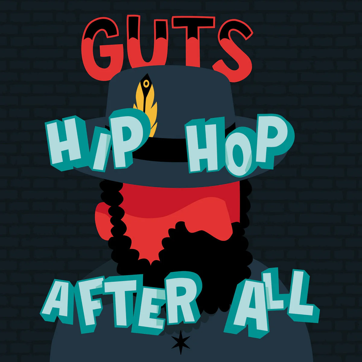 GUTS - HIP HOP AFTER ALL (2023 repress) (LP) - Image 2