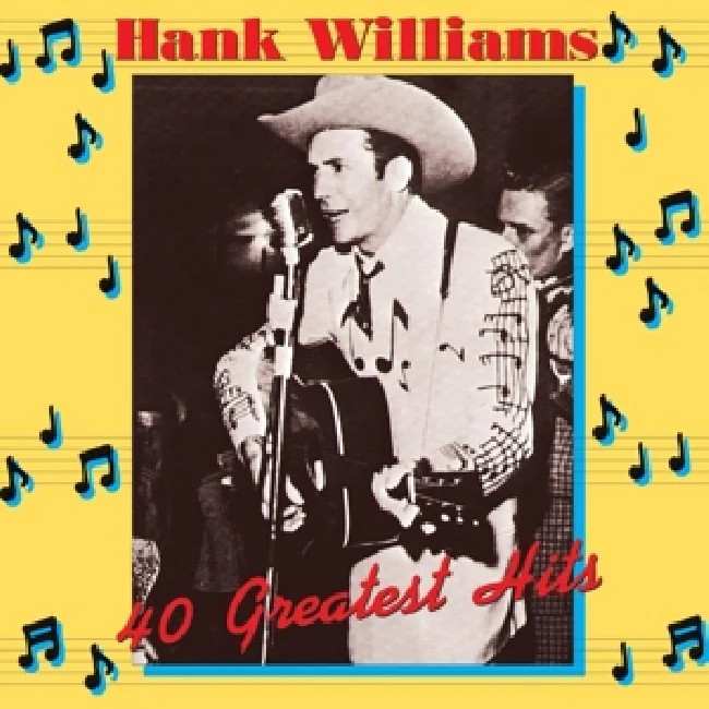 Hank Williams - 40 Greatest Hits (LP) - Image 3