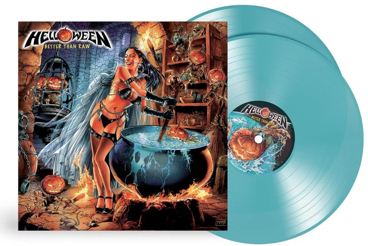 Helloween - Better Than Raw (Turquoise Vinyl LP) - Image 2