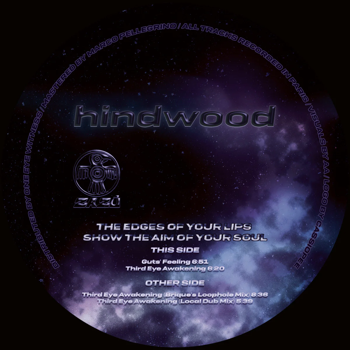 Hindwood - the edges of your lips show the aim of your soul (12") - Image 2