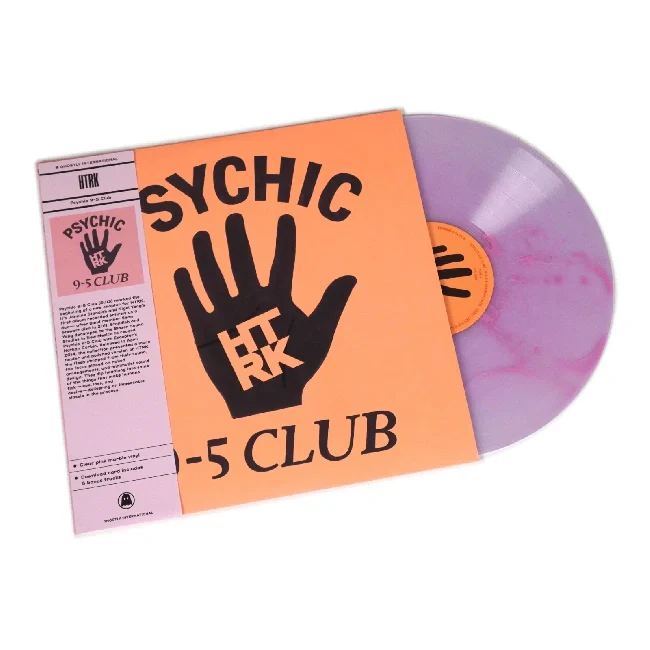 HTRK - Psychic 9-5 Club (Clear Pink Swirl Vinyl LP)