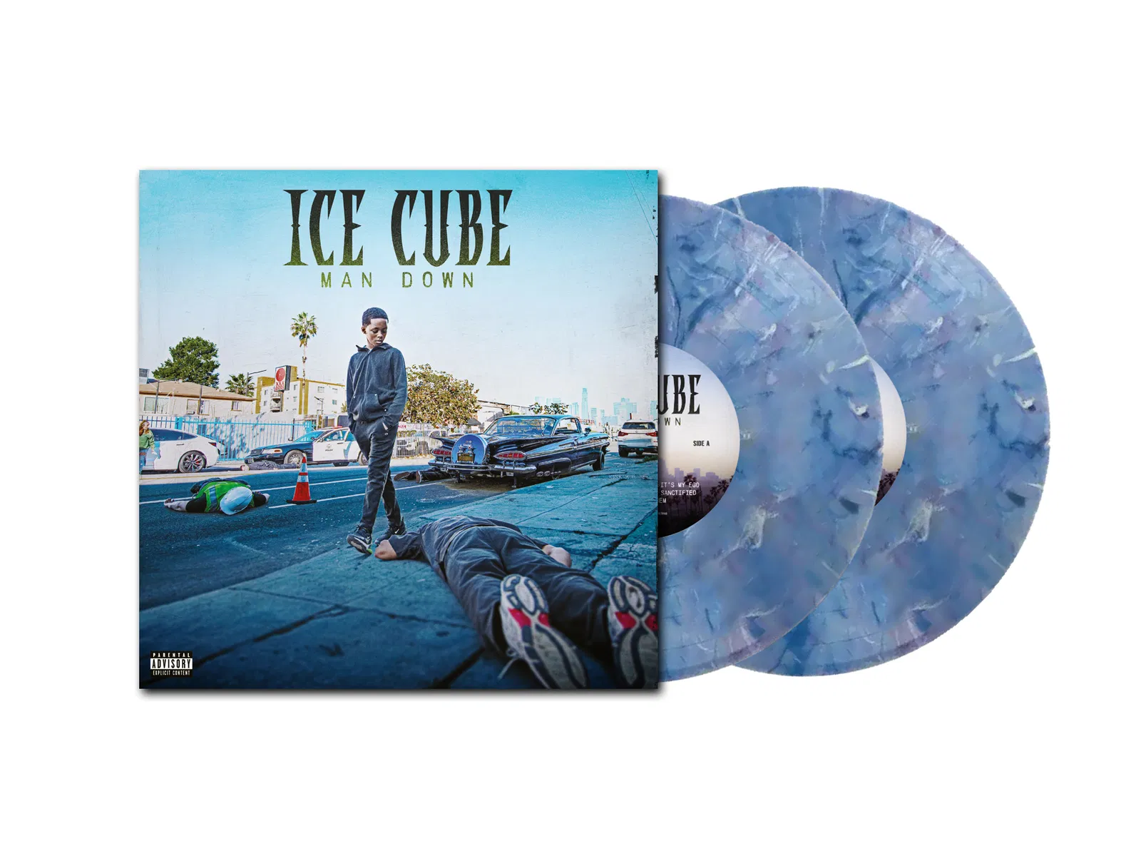 Ice Cube - Man Down (White Marble Coloured LP) - Image 2