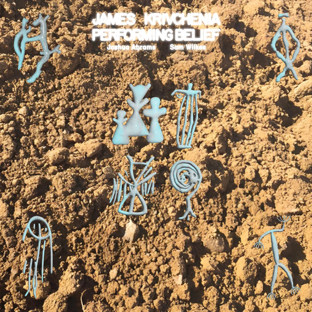 James Krivchenia - Performing Belief (Blue Vinyl LP) - Image 2