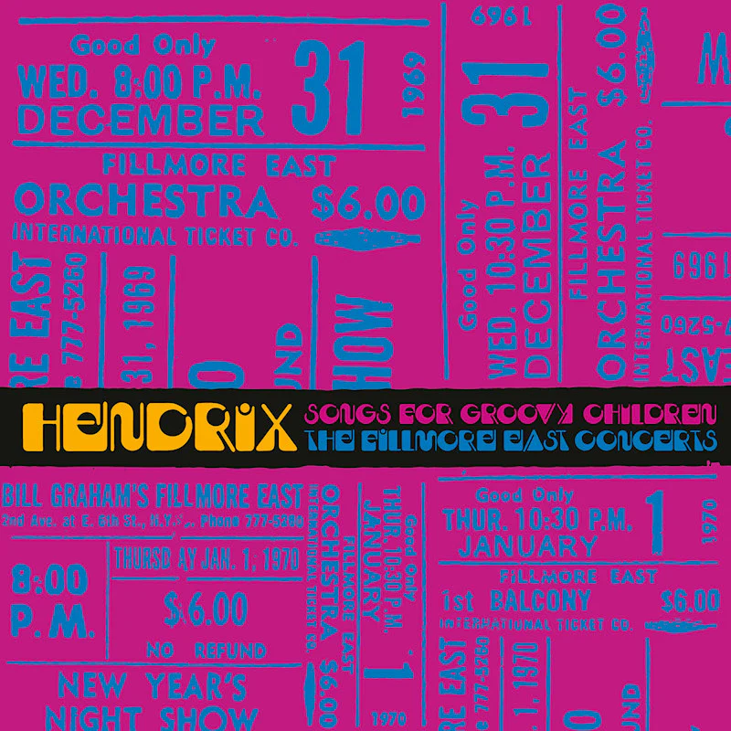 Jimi Hendrix - Songs For Groovy Children: the Fillmore East Concerts (Blue & Violet Swirl LP) - Image 3