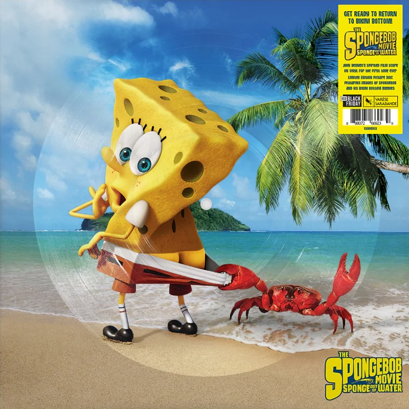 John Debney - The SpongeBob Movie: Sponge Out Of Water (10th Anniversary Edition) (Picture Disc Vinyl LP) - Image 3