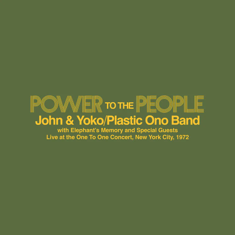 John & Yoko, The Plastic Ono Band, Elephant's Memory - Power To The People - Live at the One To One Concert, New York City, 1972 (Yellow Vinyl 12")