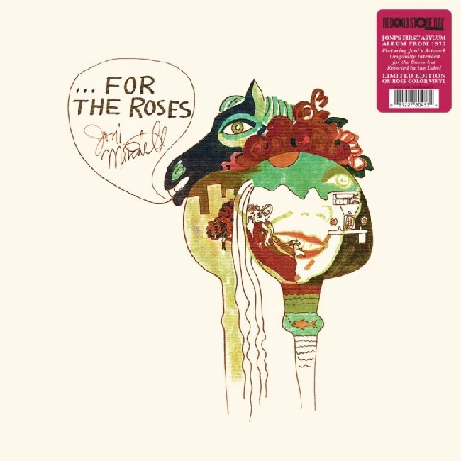 Joni Mitchell - For The Roses (140g Rose Coloured Vinyl LP)