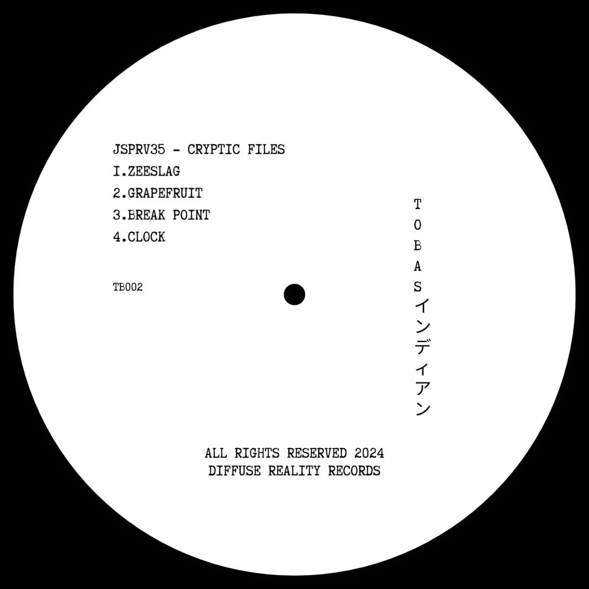 JSPRVV35 - Cryptic Files (12")