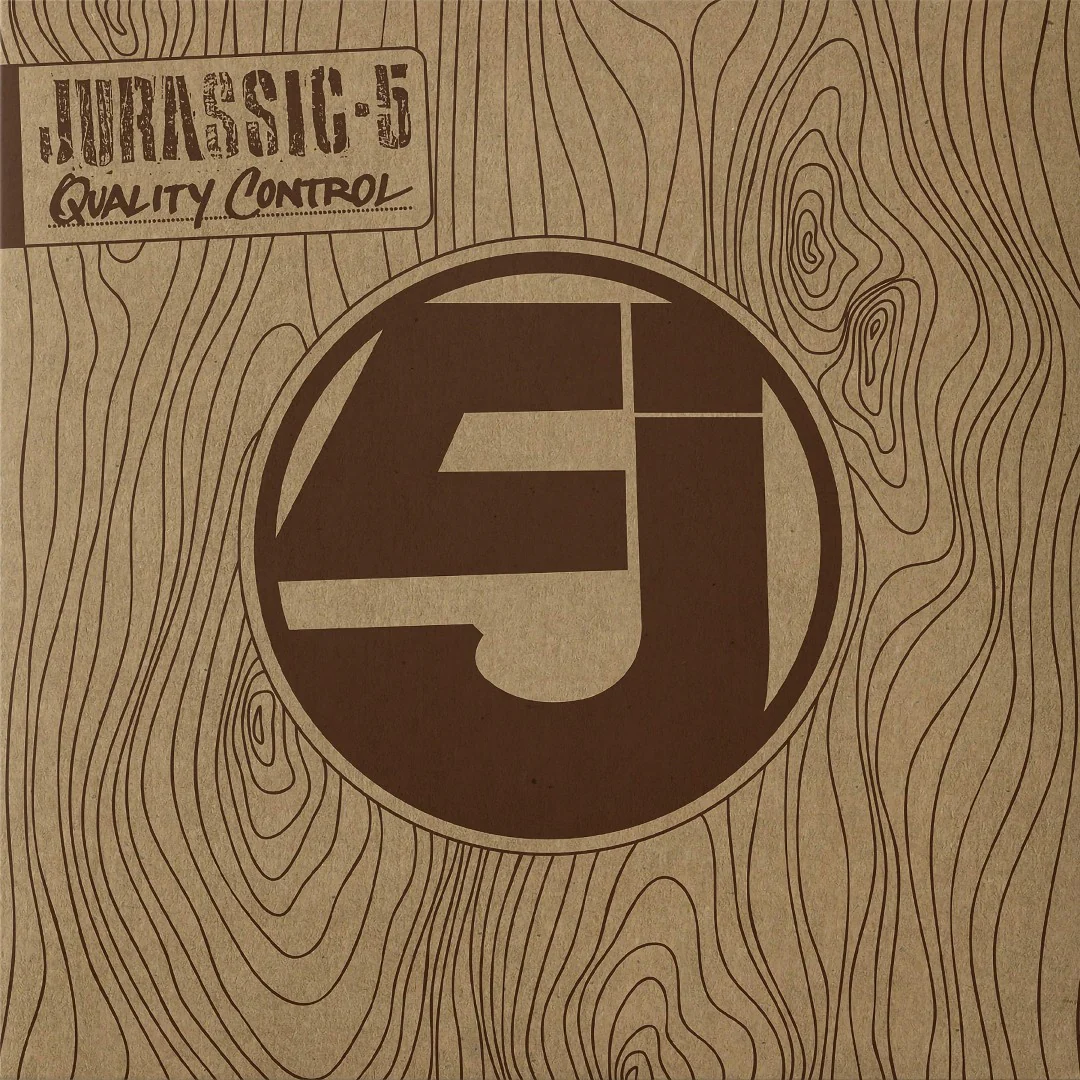 Jurassic 5 - Quality Control (25th Anniversary Edition) (Wood Grained Coloured vinyl LP) - Image 2