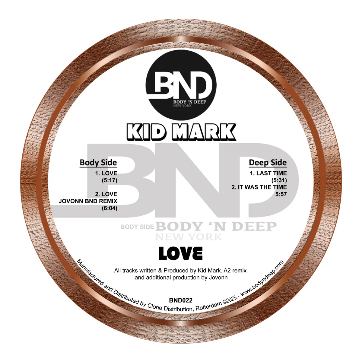 Kid Mark - Love (12")