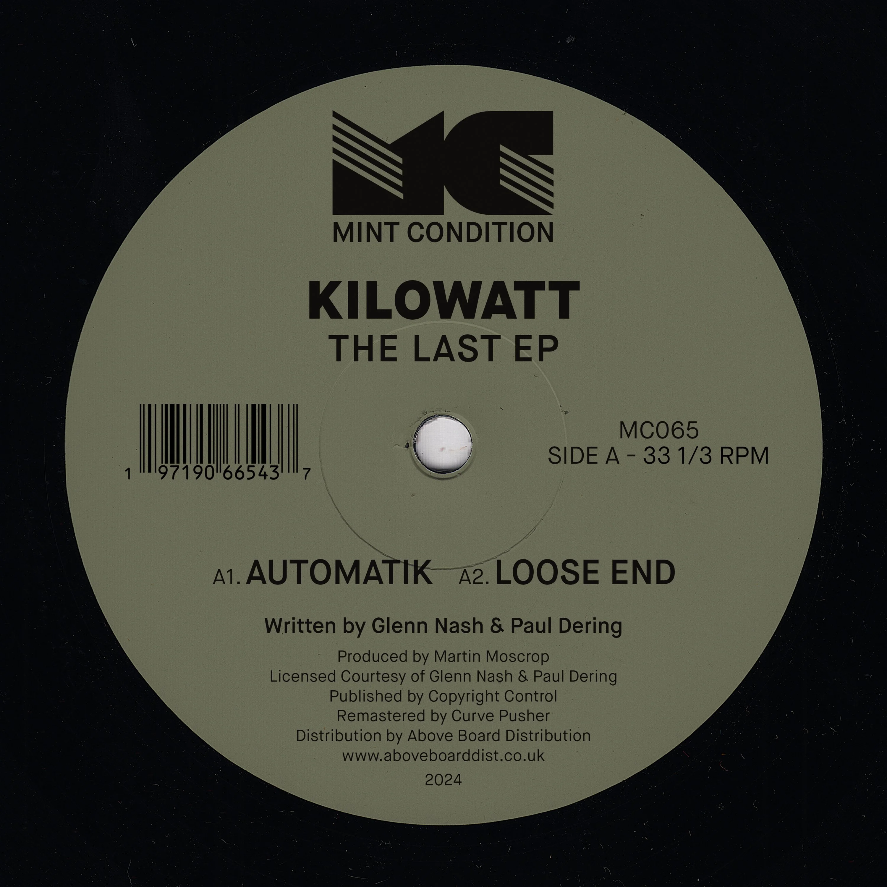 Kilowatt - The Last EP (12")