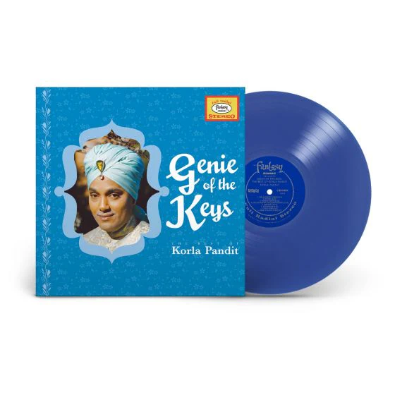 Korla Pandit - Genie Of The Keys: The Best Of Korla Pandit (Opaque Blue LP) - Image 2