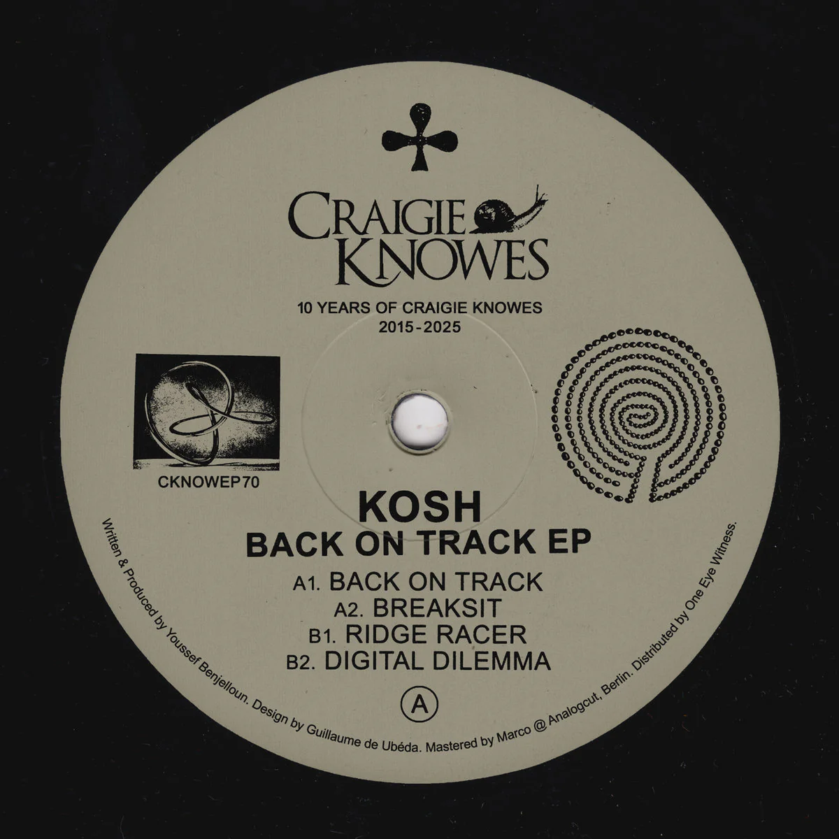 Kosh - Back on Track EP (12")