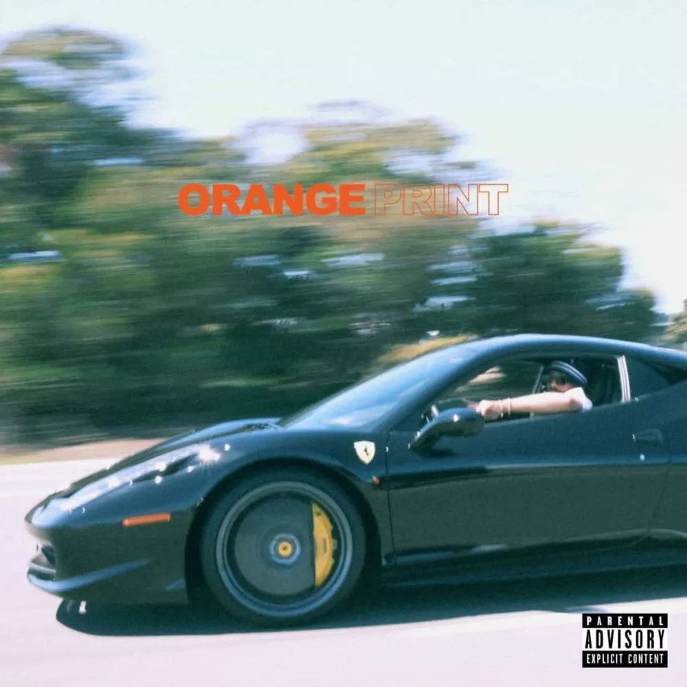 Larry June - Orange Print (Translucent Orange Vinyl LP)
