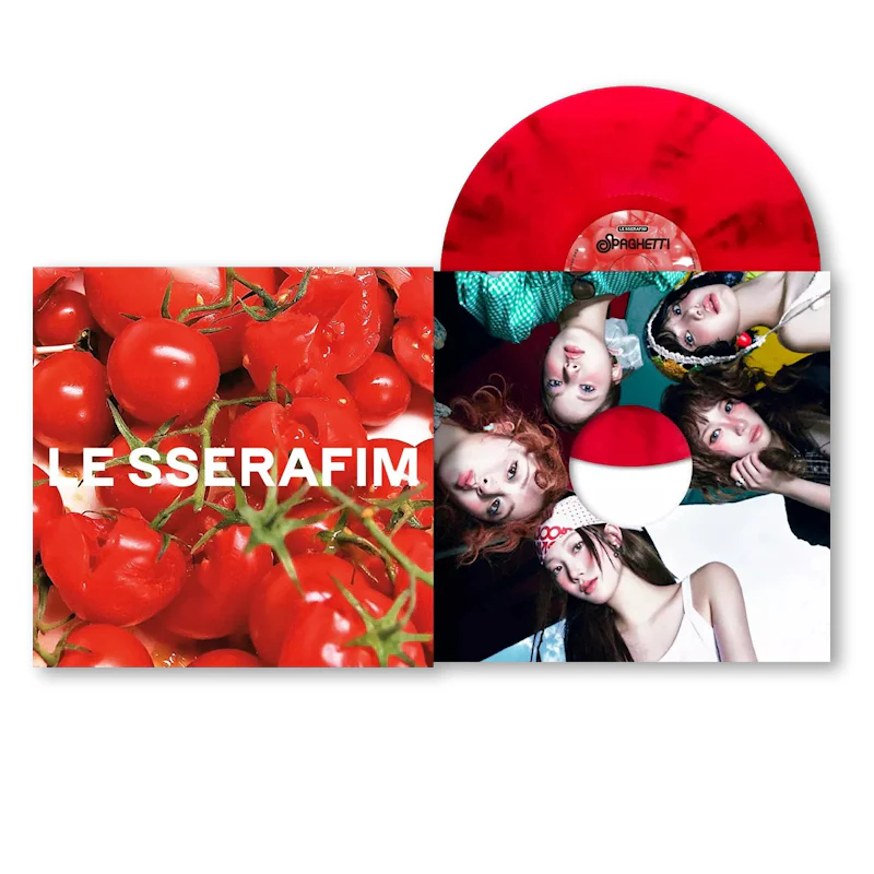 Le Sserafim - 1st Single Album "SPAGHETTI" (Tomato Red Vinyl LP)