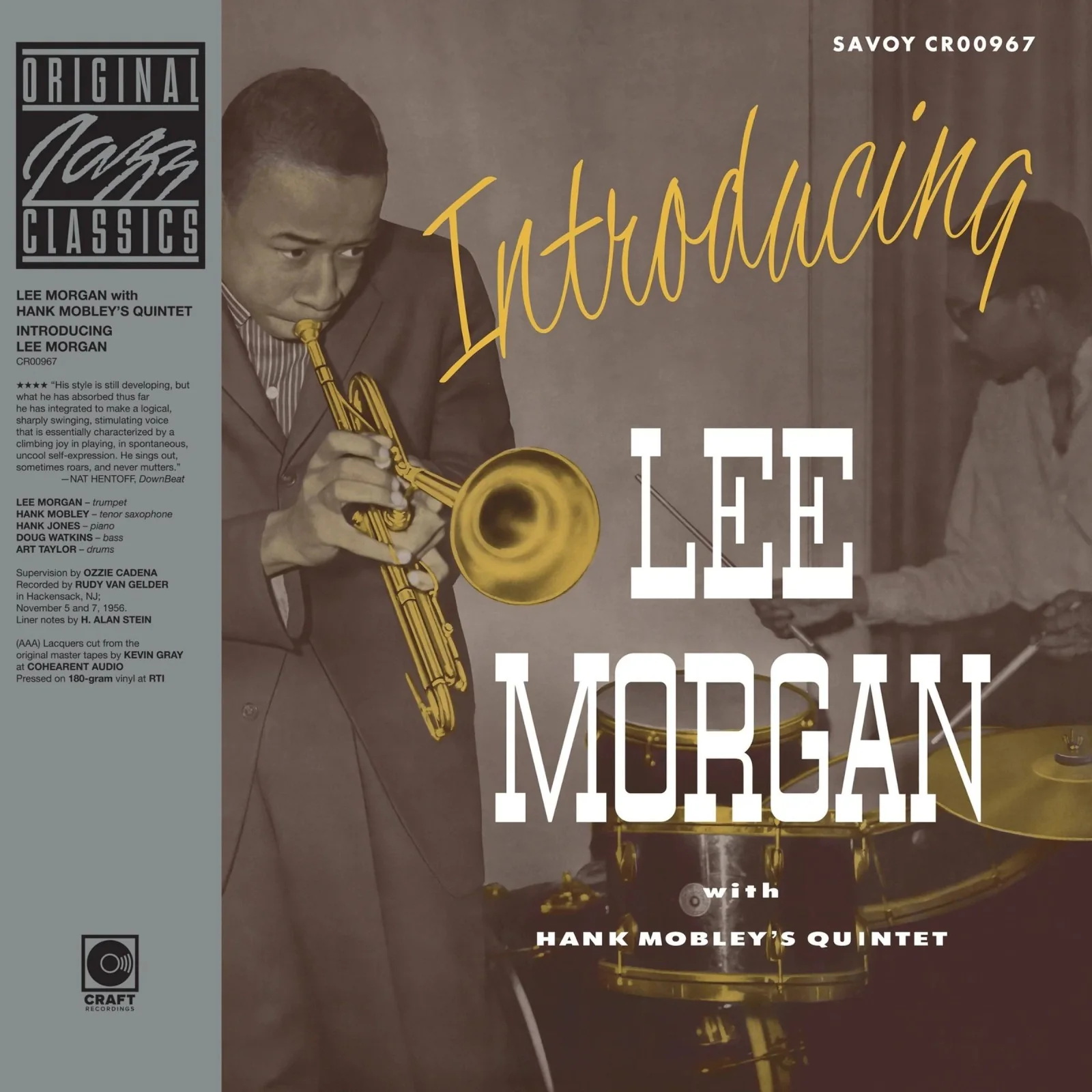 Lee Morgan - Introducing Lee Morgan (Original Jazz Classics LP) - Image 2