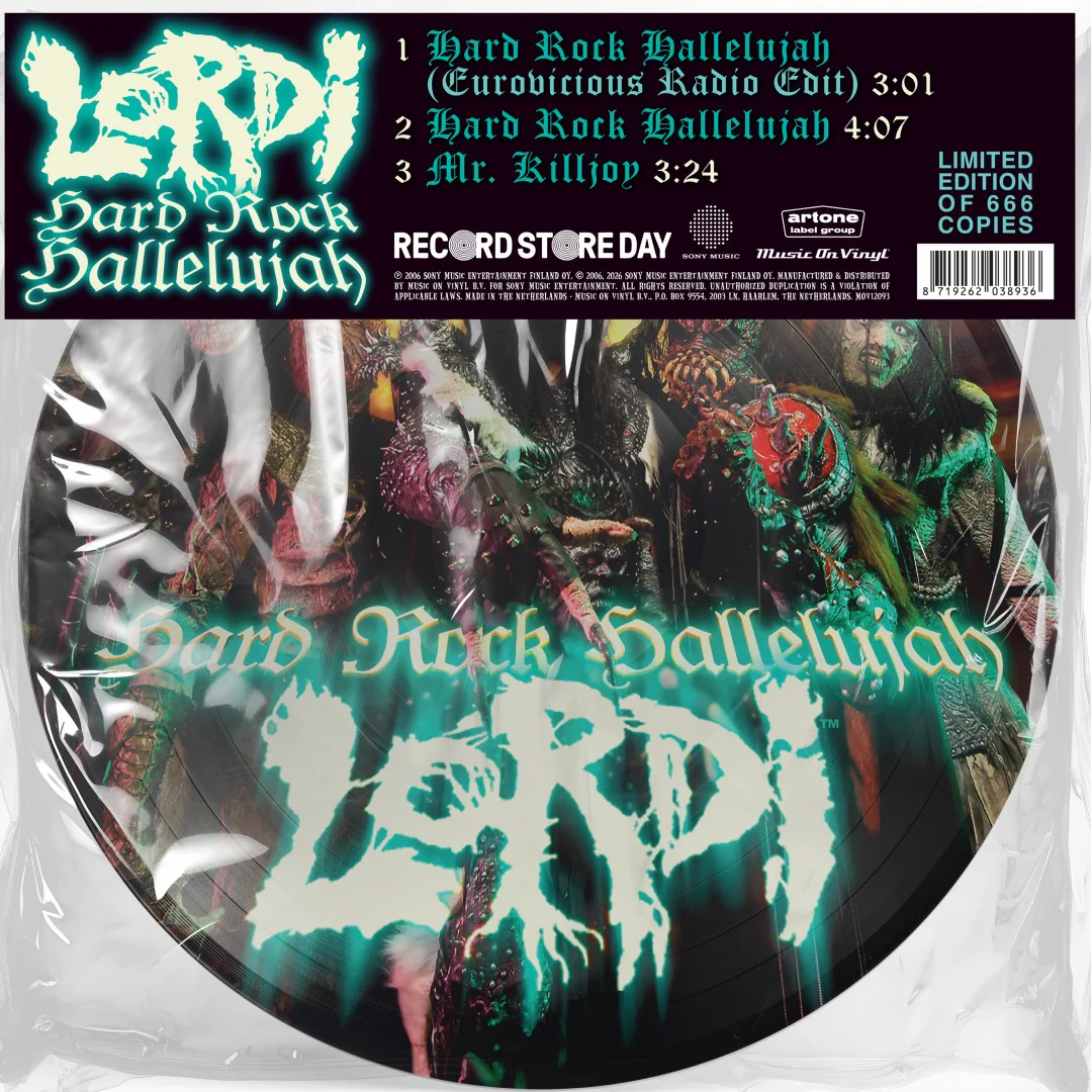 Lordi - Hard Rock Hallelujah (w/ UV-print on the B-side 12") - Image 2