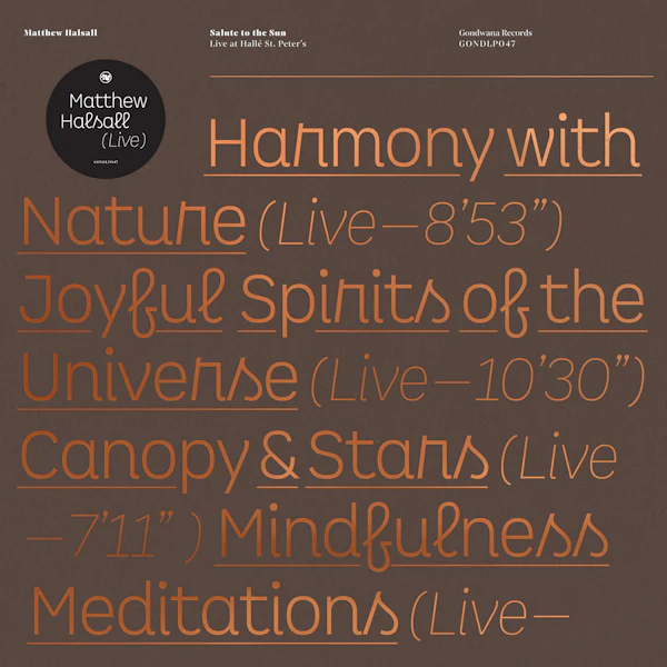 Matthew Halsall - Salute to the Sun Live at Halle? St. Peter's (LP)