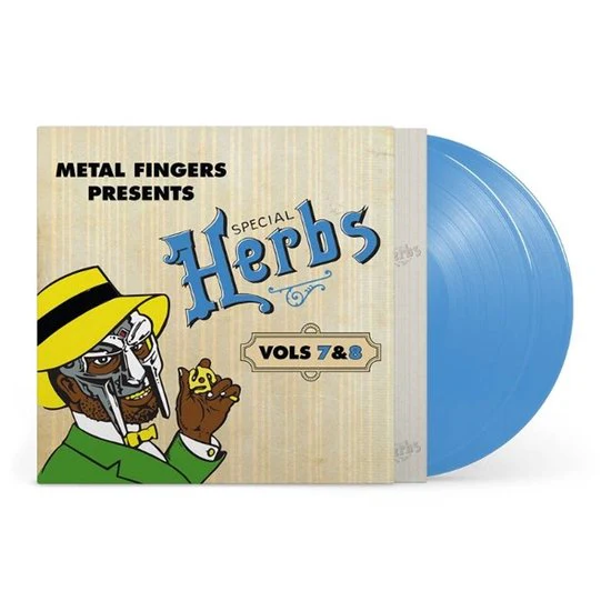 Mf Doom - Metal Fingers Presents: Special Herbs Vols 7 & 8 (Blue Vinyl LP) - Image 2
