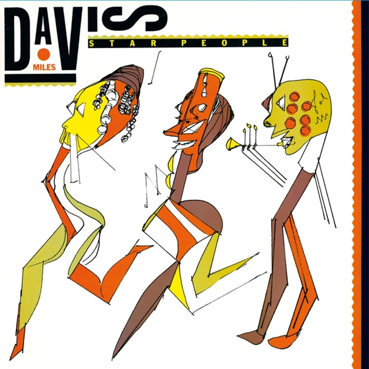 Miles Davis - Star People (Orange & White Marble Coloured LP)