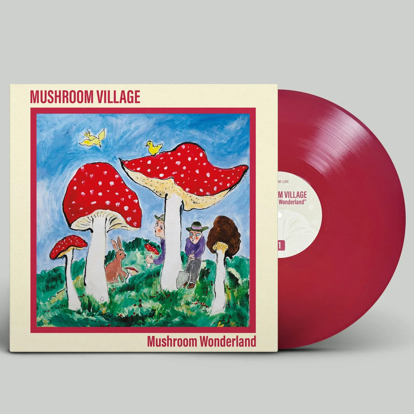 Mushroom Village - Mushroom Wonderland (Burgundi Red Vinyl LP) - Image 2